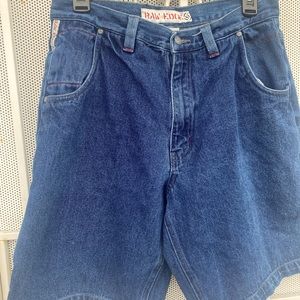 Raw Edge men’s denim jean shorts W30”XL10” carpenter style 5 pocket 100% cotton